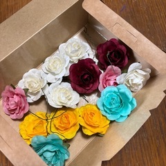 ラッピング用フラワーの画像