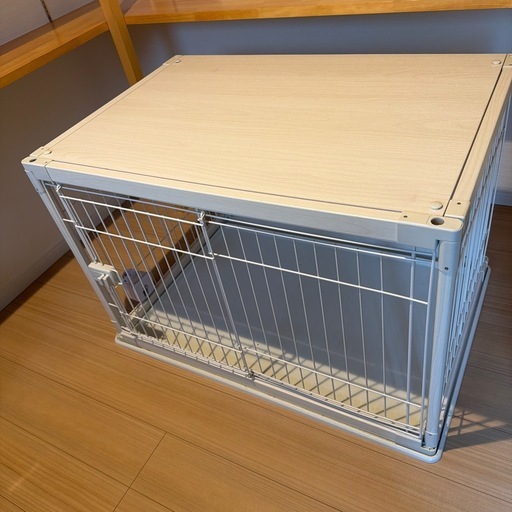 福島県南手渡し希望　小型犬用アイリスオーヤマ製ホワイトケージ 　給水ボトルセット 手渡し希望 超小型〜小型犬用アイリスオーヤマ製ホワイトケージ 給水