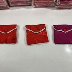 未使用 アクセサリーケース 布袋 約500個セット ネックレス イヤリング ジュエリーショップ 貴金属店 店舗 業務の画像