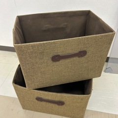 収納ボックス　ニトリ　折りたたみケースの画像