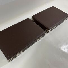 未使用 指輪ケース リングケース 2個セット（6列収納） ジュエリーショップ 貴金属店 店舗 業務 幅26.5cm×奥行18cm×高さ4cm の画像