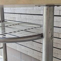 カウンターテーブル☆中古家具 作業台に☆キッチンテーブル 収納 の画像