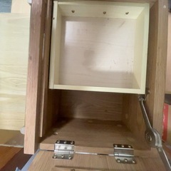 ドレッサー付きセンーターテーブル(ナチュラル)の画像