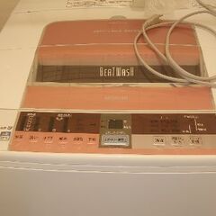 完売ありがとう『🎶洗濯機棚付き🎶』日立洗濯機　ビートウォッシュ　BW-7TV 7kg ◑✨現役✨きれいな✨2015年製の画像