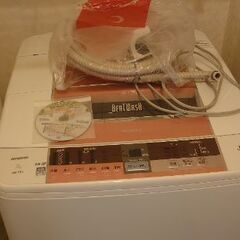 完売ありがとう『🎶洗濯機棚付き🎶』日立洗濯機　ビートウォッシュ　BW-7TV 7kg ◑✨現役✨きれいな✨2015年製の画像