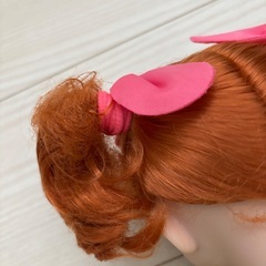 アナと雪の女王 幼少期のアナの人形青い目のドールの画像