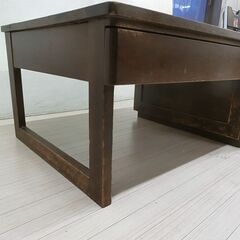 古家具 机 引き出し付きの画像