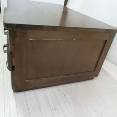 古家具 机 引き出し付きの画像