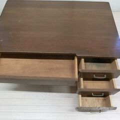 古家具 机 引き出し付きの画像