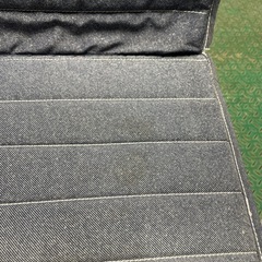 【シルバーカー】座れるタイプ／収納バッグ付き／押しやすい／デニム調クッション の画像