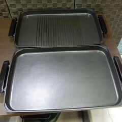 東芝 ホットプレート HGK-8WF ブラック 2006年製 プレート2枚 焼肉 お好み焼き 調理家電 札幌市 東区 新道東店の画像