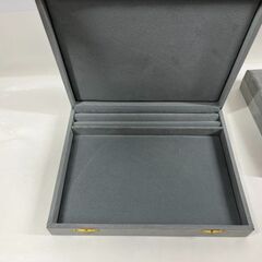 未使用 指輪ケース リングケース アクセサリーケース 2個セット ジュエリーショップ 貴金属店 店舗 業務 幅26cm×奥行21cm×高さ5cmの画像