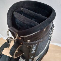 【B432】Hi-BIRD　ゴルフクラブバック　バックのみ　軽量　ブラック　現状品の画像