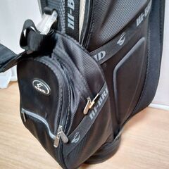 【B432】Hi-BIRD　ゴルフクラブバック　バックのみ　軽量　ブラック　現状品の画像