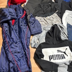 キッズ　ダウン　パーカー　ズボン　130.140の画像