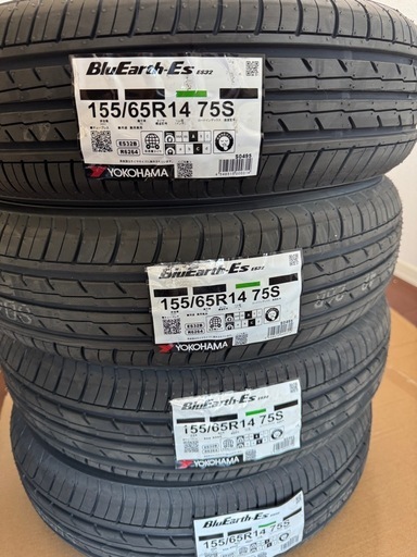 【新品】ヨコハマ 155/65R14 夏タイヤ 4本セット