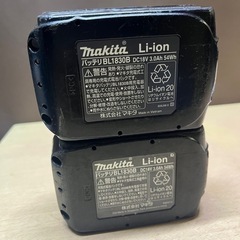 マキタバッテリー 18vの画像