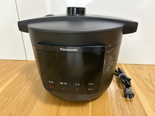 パナソニック　電気圧力鍋　取扱説明書・レシピ付き