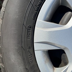 トヨタハイエース、レジアスエース　ダンロップ　夏タイヤ4本ホイールカバー付きの画像