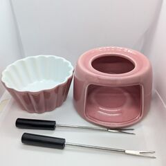 KINTO チョコレートフォンデュ鍋 ピンクの画像