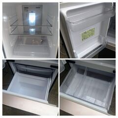 10,000円/06 SHARP シャープ プラズマクラスター ノンフロン冷凍冷蔵庫 右開き/左開き(付け替え) 2ドア 137L SJ-GD14E-B ピュアブラック 2019年製 通電確認済みの画像