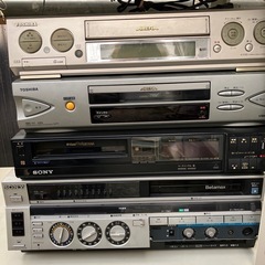 オーディオ、ビデオ、プレーヤー　28台まとめての画像