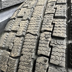 8部山　国産OEM スタッドレス　ホイール付　155/65/13 軽ワゴン・トラック等の画像