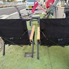 アウトドアチェアセット の画像