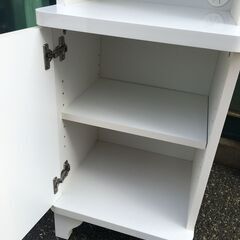 JM20466S)食器棚セレススリムオープン コーナン  幅：約37,9cm 高さ：約122,9cm 奥行：約35cm 中古品【取りに来られる方限定】の画像