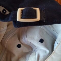 オールドadidas 80s　80年代　デサント製 トレフォイルロゴ　ヴィンテージ　キャップの画像