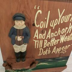 アンティークオブジェ　ウッドボード 木看板の画像