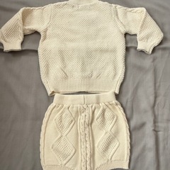 ベビー　ニットセットアップの画像