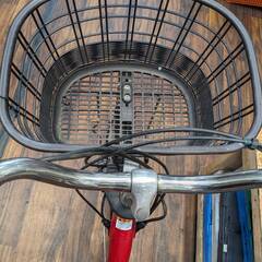 YAMAHA PAS With ヤマハ 電動アシスト自転車 PA26W ビビッドレッド 車体 本体の画像