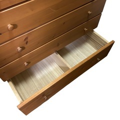 シャルドネ パイン材チェストの画像