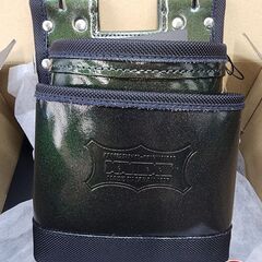 【未使用品】KNICKS　ニックス　KBS-201TB-MJ　2段腰袋　マジョーラカラーグリーン【ハンズクラフト熊本けやき通り店】【店頭取引限定】の画像