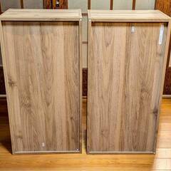 収納棚☆3段カラーボックス☆木彫少々重めのしっかり素材 インテリア 本棚 中板の高さ自由【中古家具家電☆販売中】おまとめ2万円以上で送料無料☆の画像