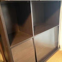 フラップ扉  ディスプレイラックの画像