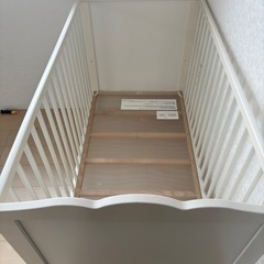 IKEA ベビーベッド　ホワイトの画像