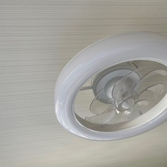 ライト付き　シーリングファンの画像