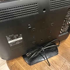 SHARP AQUOS ブラック液晶テレビ　の画像