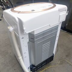 10,000円/06 TOSHIBA 東芝 ZABOON ザブーン 縦型 上開き 9kg 107L 電気洗濯乾燥機 AW-9V7 ブラウン 2019年製 通電確認済みの画像