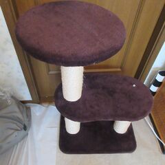 2【無料】キャットタワー2段、ミニの画像