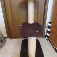 2【無料】キャットタワー2段、ミニの画像