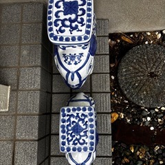 置物　ゾウ　陶器の画像