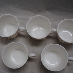 [1751]Fashion Ware NEW BONE カップ ソーサー 各5個の画像