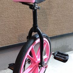 一輪車　18インチ　スタンド付きの画像