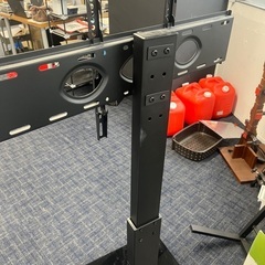 【テレビスタンド　壁寄せテレビスタンド（ブラック）⚠️メタルシェルフなし】引き取り限定　転売OK　倒産品　まとめ売り　ネット商材　アマゾン引き上げ商品　メルカリ　副業の画像