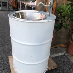 🌸ドラム缶洗面台🌸の画像