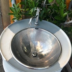 🌸ドラム缶洗面台🌸の画像