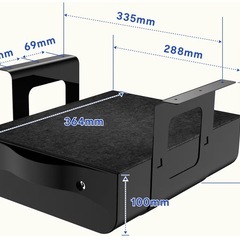 flexispot 後付け引き出し 鍵付き の画像